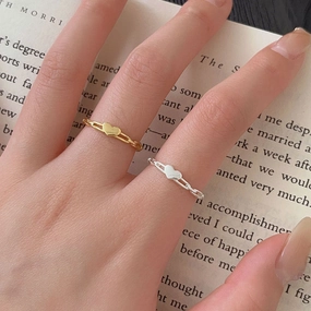 Wholesale Simple Sterling Silver Love Ring