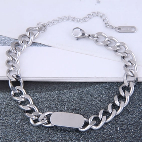 Wholesale Simple Titanium Steel Bracelet