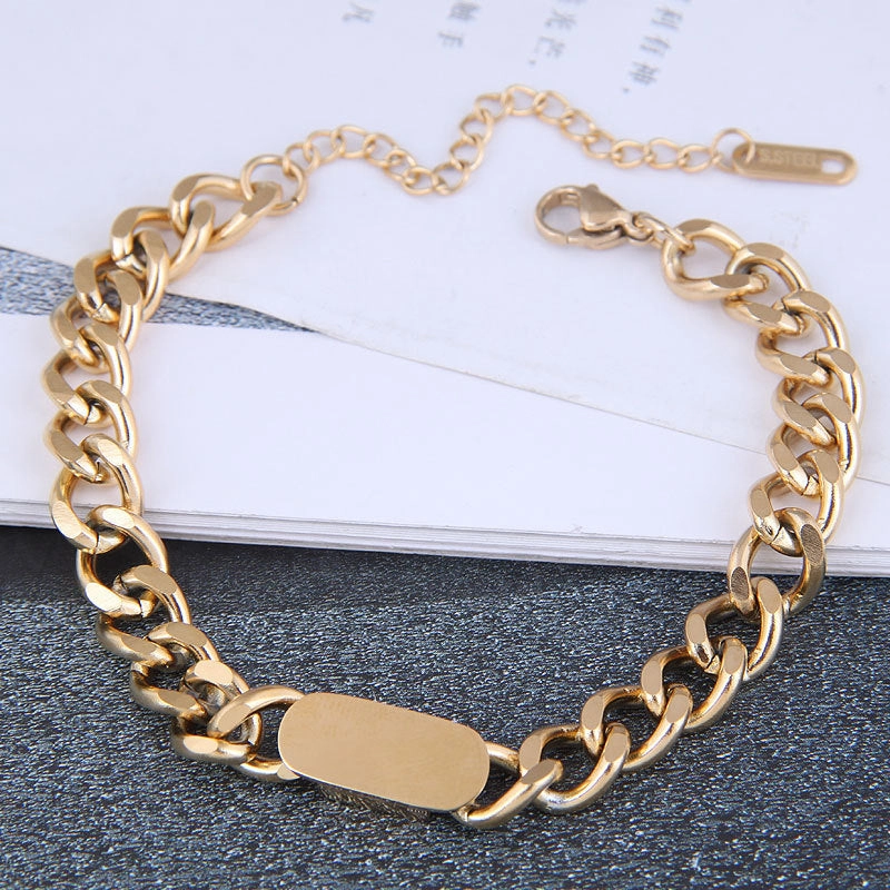 Wholesale Simple Titanium Steel Bracelet