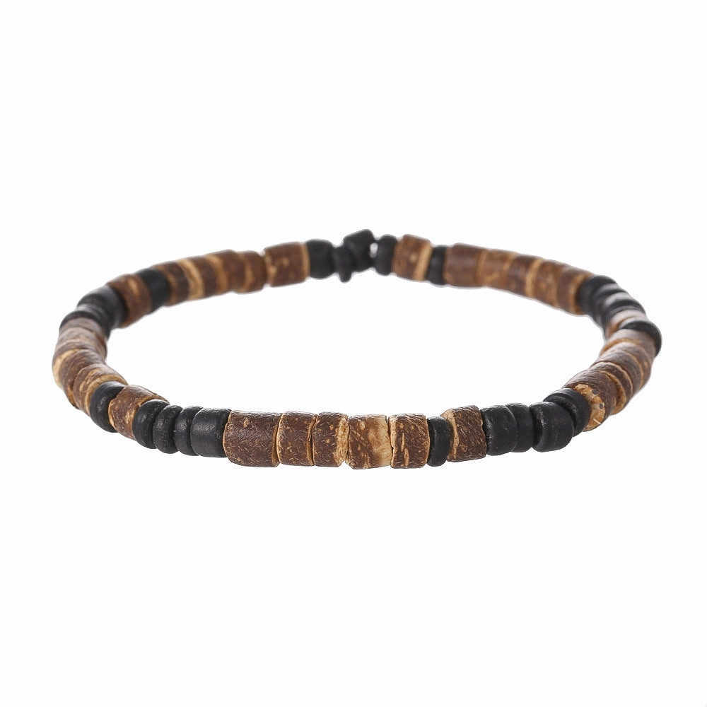 Wholesale simple turquoise wooden bead bracelet