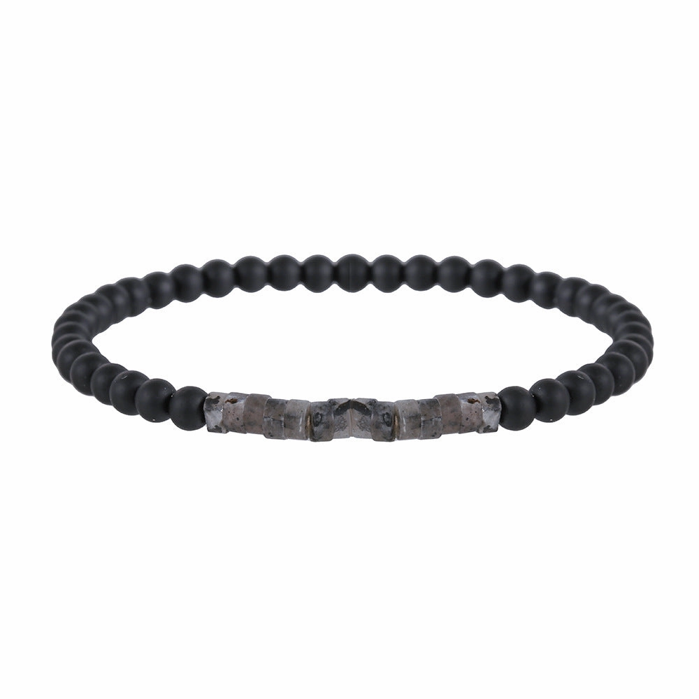 Wholesale simple turquoise wooden bead bracelet