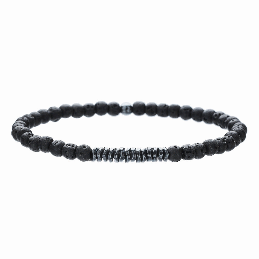 Wholesale simple turquoise wooden bead bracelet