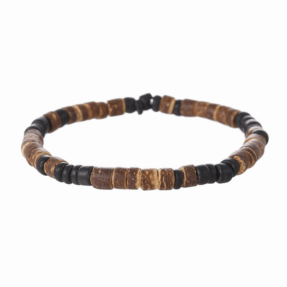 Wholesale simple turquoise wooden bead bracelet