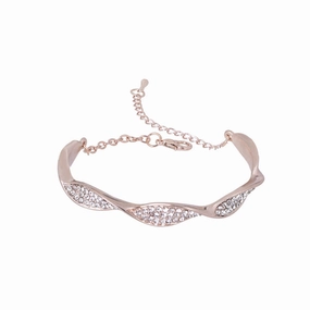 Wholesale Simple Twisted Alloy Bracelet