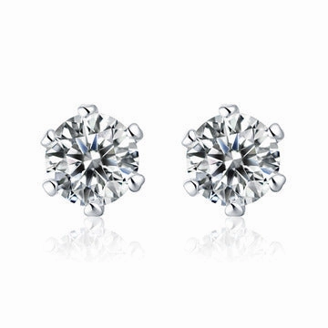 Wholesale Simulated Moissanite Copper Earrings