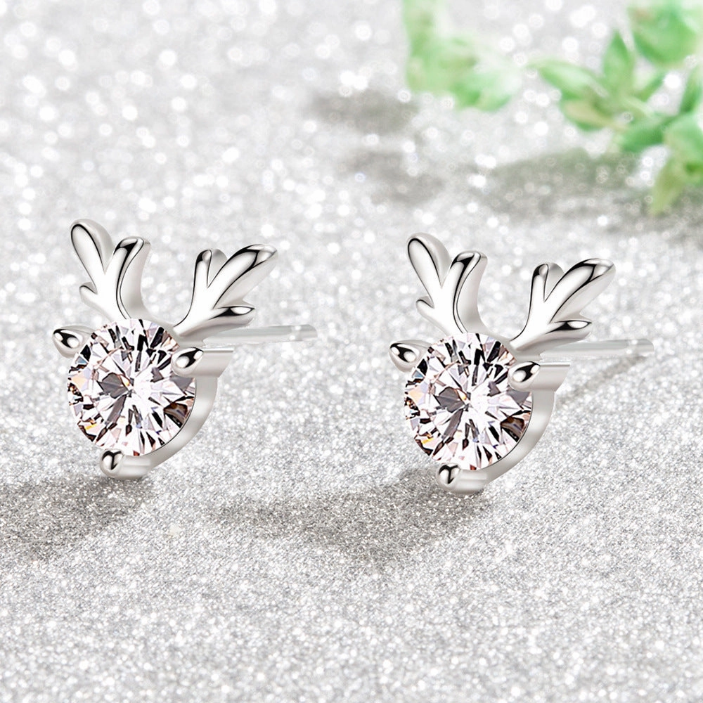 Wholesale Simulated Moissanite Copper Earrings