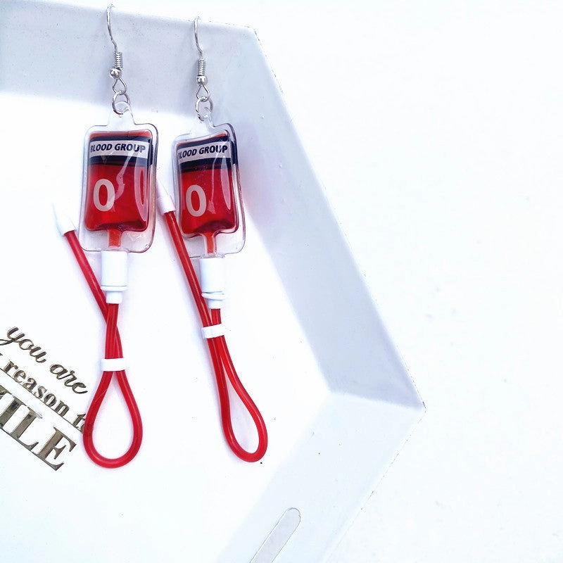Wholesale Simulation Plasma Resin Earrings