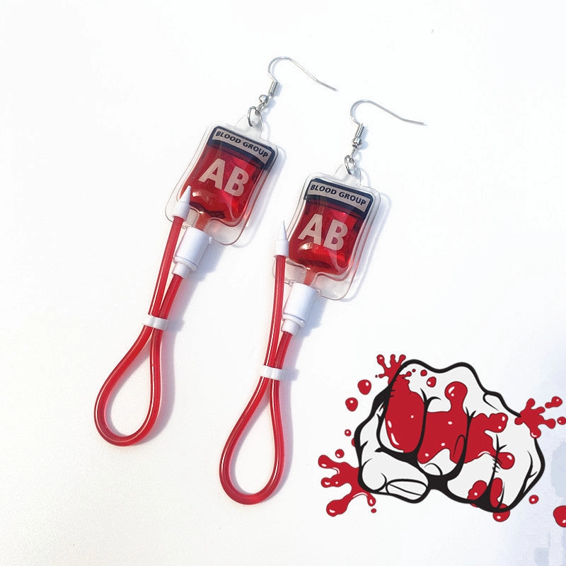 Wholesale Simulation Plasma Resin Earrings