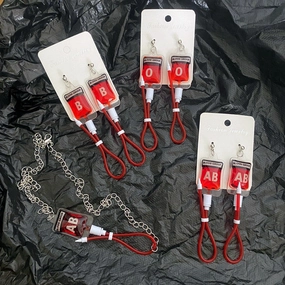 Wholesale Simulation Plasma Resin Earrings