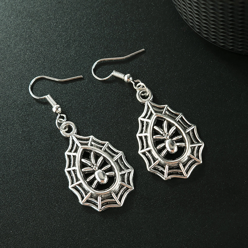 Wholesale Skeleton Knuckle Palm Eye Spider Alloy Earrings