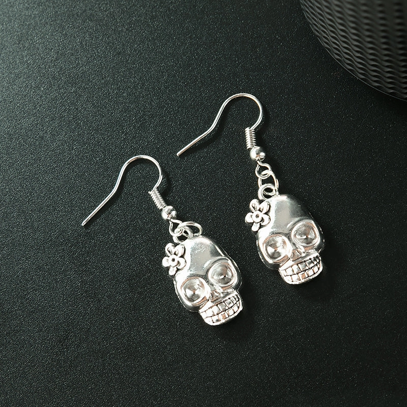 Wholesale Skeleton Knuckle Palm Eye Spider Alloy Earrings