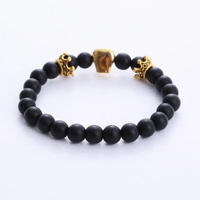 Wholesale Skull Micro Paved Rhinestone Copper Bracelet
