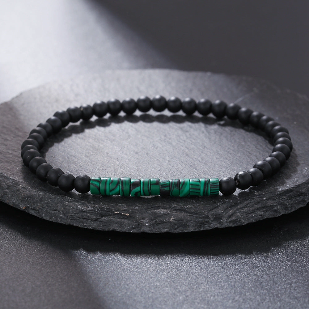 Wholesale Skull Retro Style Turquoise Wood Beads Coconut Shell Bracelet