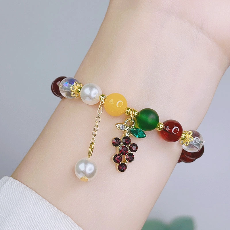 Wholesale Small Fresh Mori Glass Beaded Bracelet