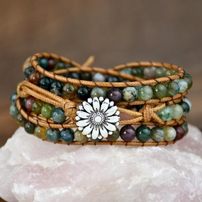 Wholesale small numerous layered agate bracelet