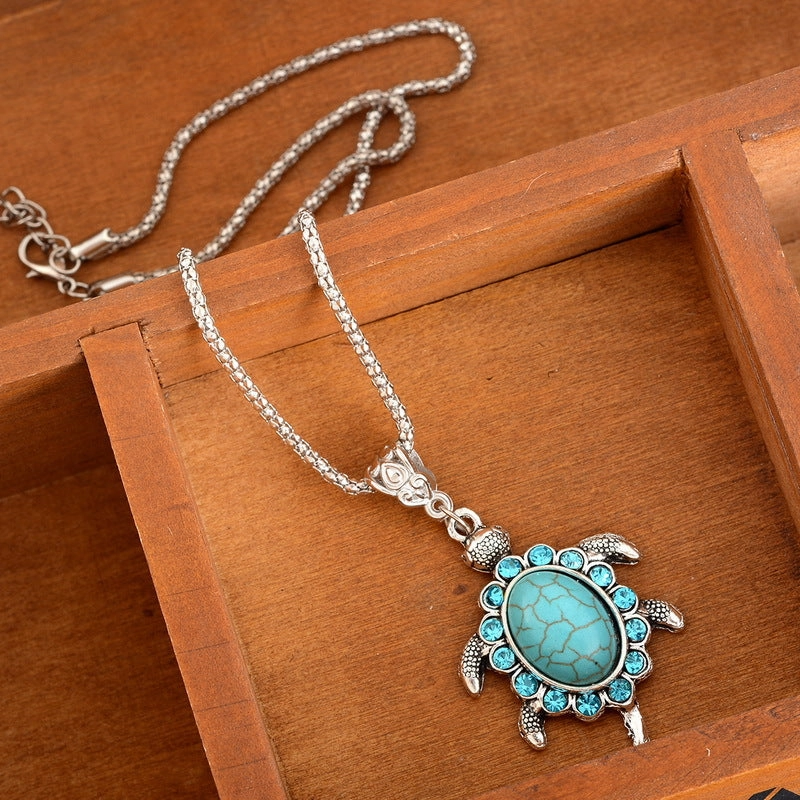 Wholesale Small Turtle Turquoise Earrings