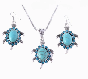 Wholesale Small Turtle Turquoise Earrings