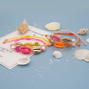 Wholesale Smiley Shell Pearl Bracelet