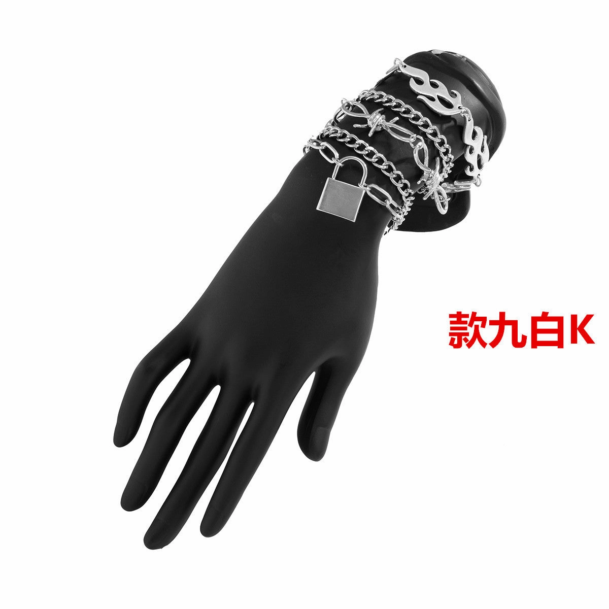 Wholesale Smooth C Shape Mixed Twist Alloy Bracelet