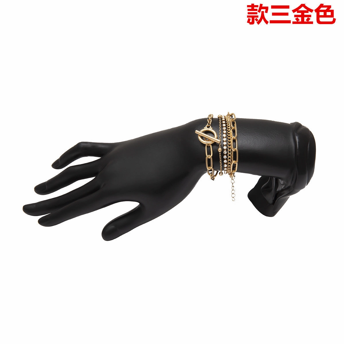 Wholesale Smooth C Shape Mixed Twist Alloy Bracelet