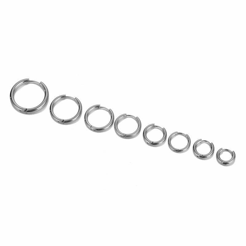 Wholesale Smooth Stainless Steel Earrings