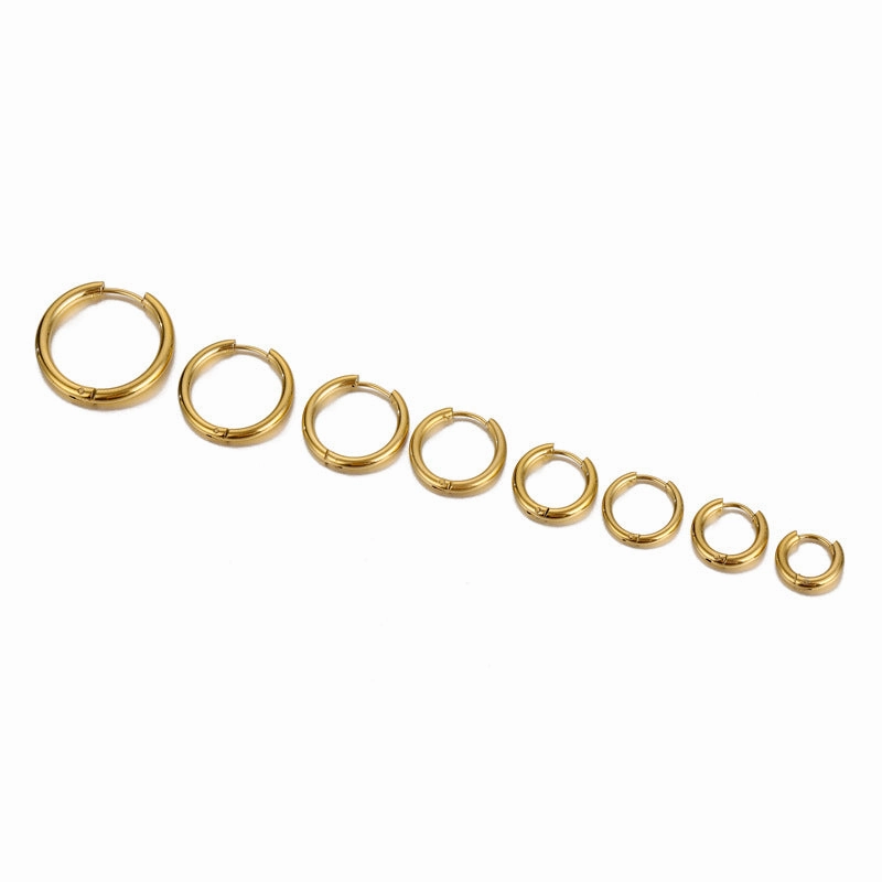 Wholesale Smooth Stainless Steel Earrings