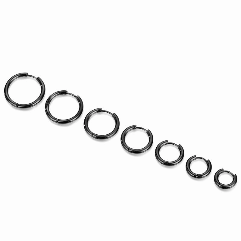 Wholesale Smooth Stainless Steel Earrings