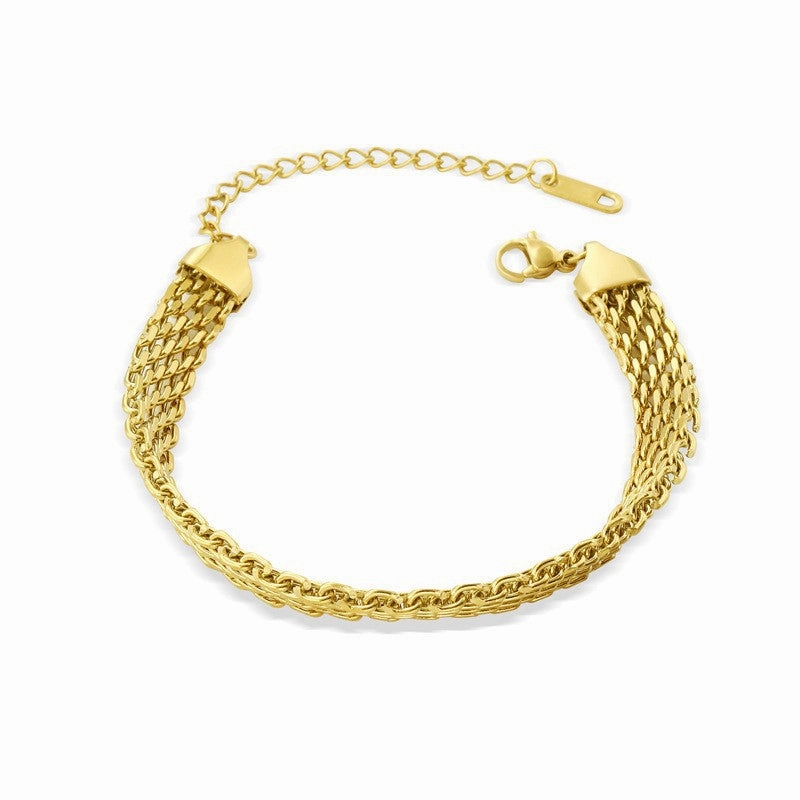 Wholesale Snake Bone Chain Titanium Steel Bracelet