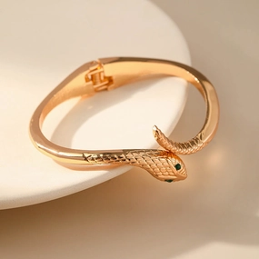Wholesale Snake Diamond Copper Bracelet