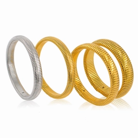 Wholesale Snake Shaped Stretchable Stainless Steel Bracelet