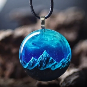 Wholesale Snow Mountain Pendant Necklaces