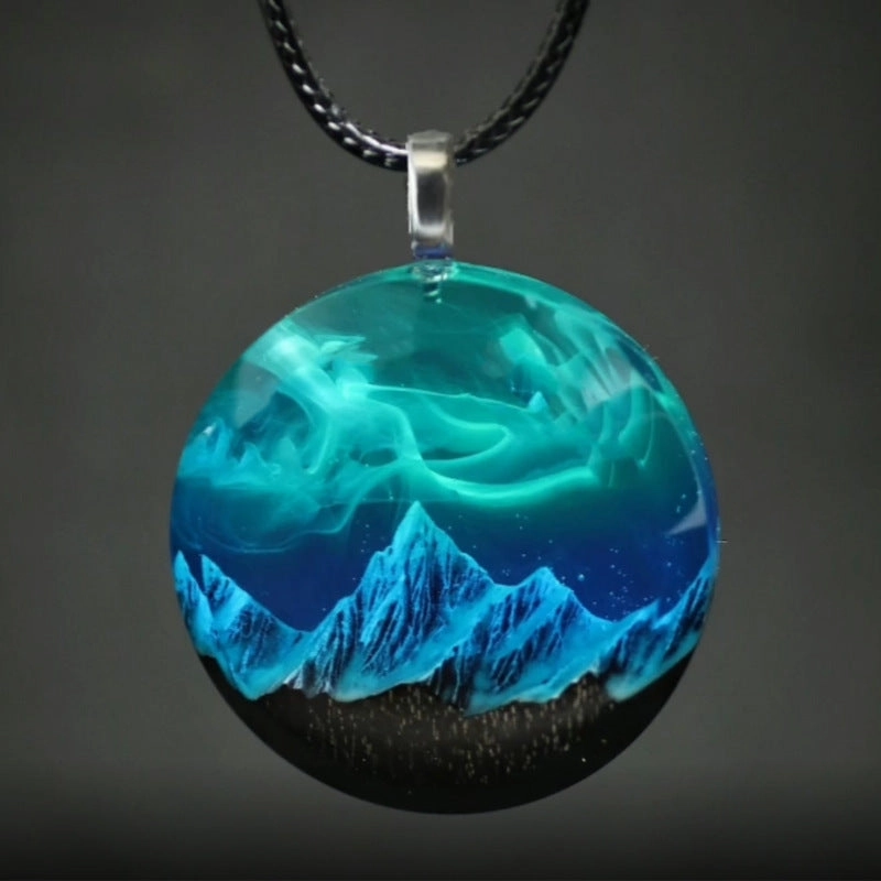 Wholesale Snow Mountain Pendant Necklaces
