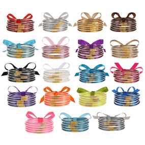 Wholesale Soft Transparent Silicone Gold Dust Shiny Plastic Tube Bracelet