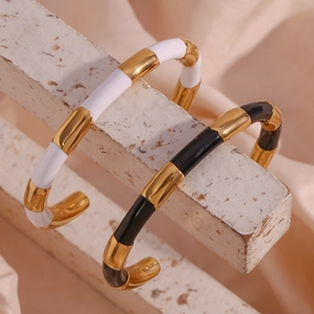 Wholesale Solid Segment Drip Stainless Steel Bracelet