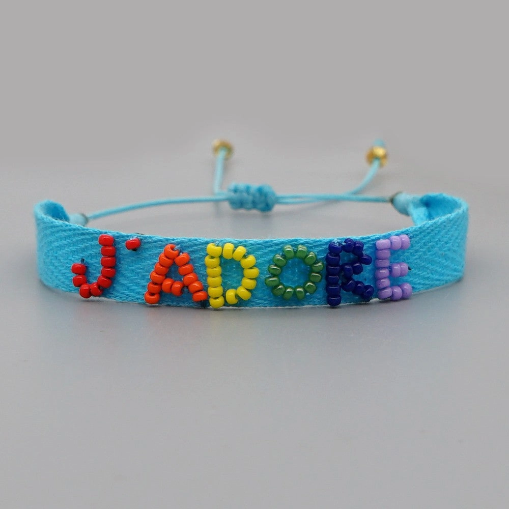 Wholesale South American Ethnic Style Glass Bracelet