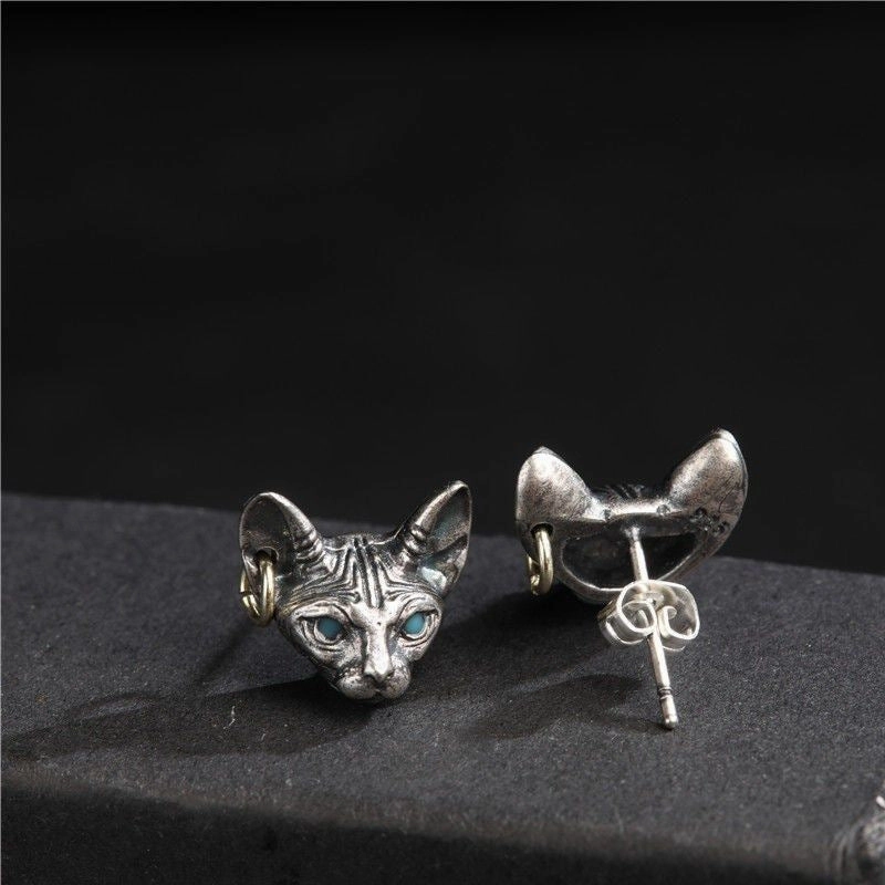 Wholesale Sphynx Hairless Cats Earrings