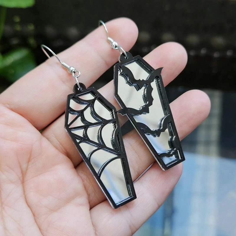 Wholesale Spider Web Acrylic Earrings