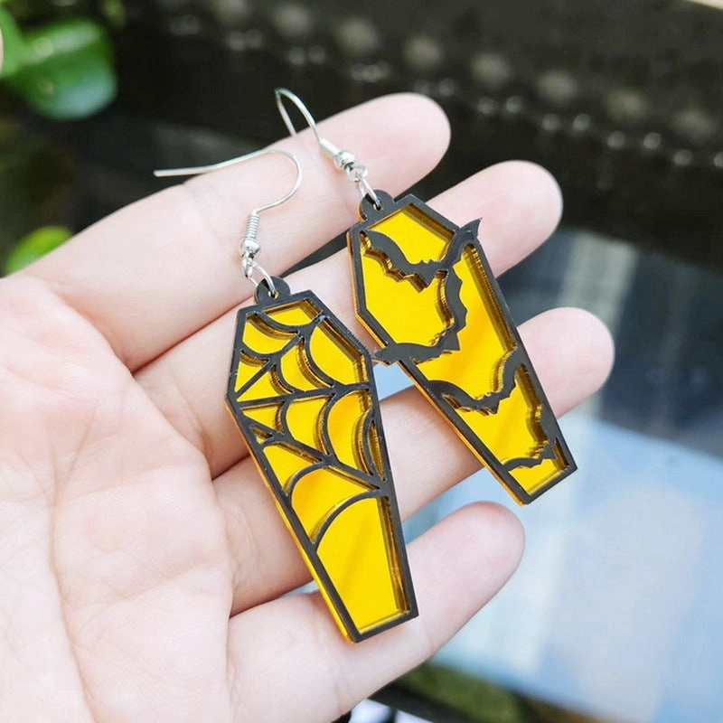 Wholesale Spider Web Acrylic Earrings