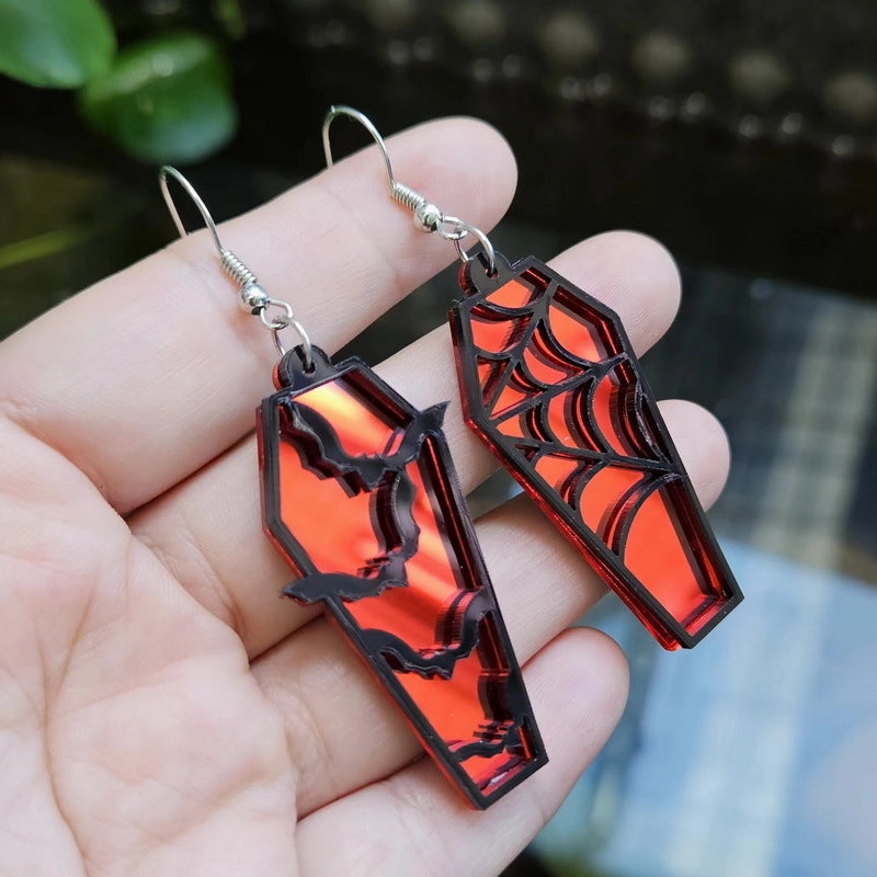 Wholesale Spider Web Acrylic Earrings