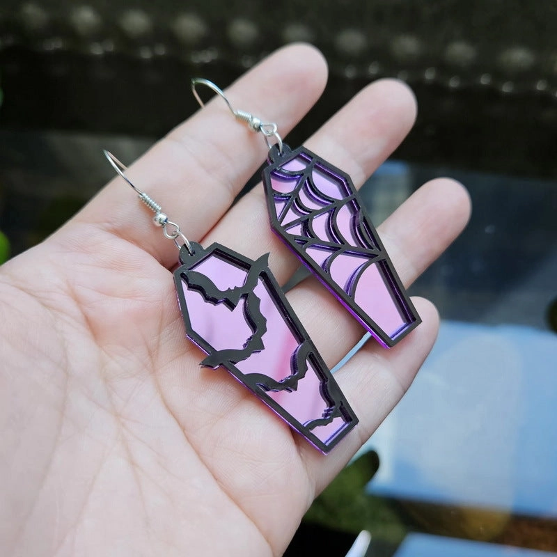Wholesale Spider Web Acrylic Earrings