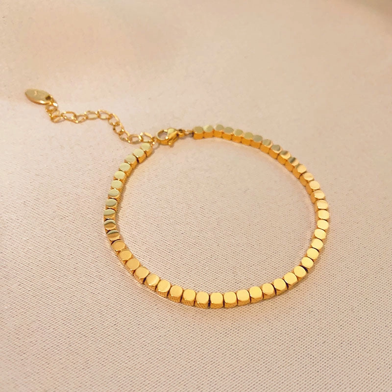 Wholesale Square Non-fading Titanium Steel Bracelet