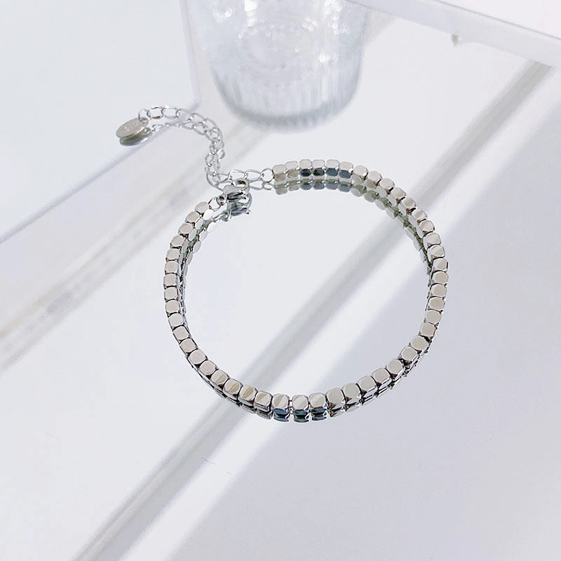 Wholesale Square Non-fading Titanium Steel Bracelet