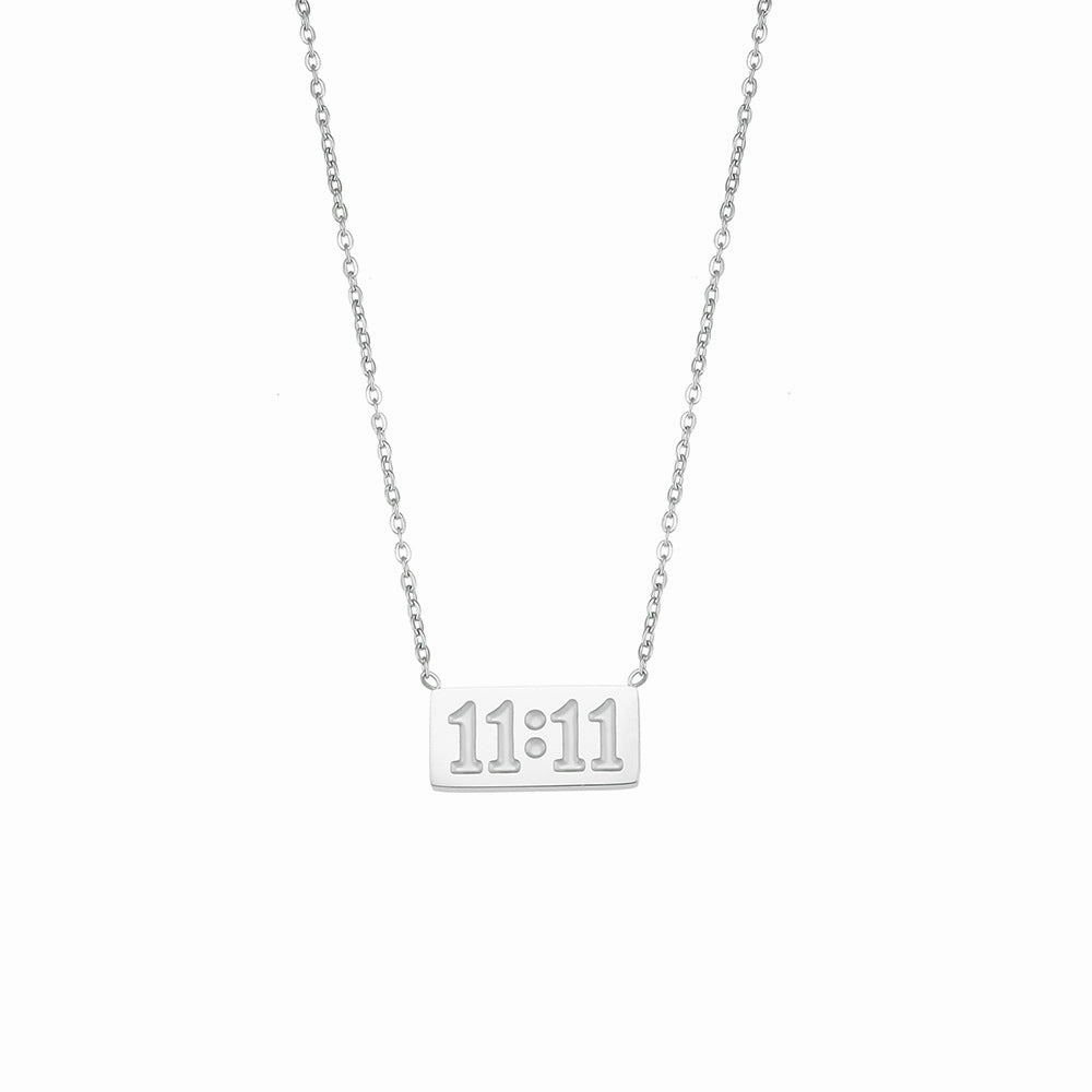 Wholesale Square Sign Pendants Stainless Steel Necklaces