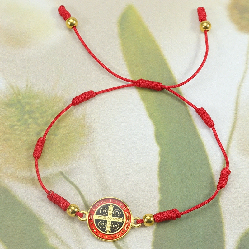 Wholesale St. Benedict Red Thread Hand Made Bracelet