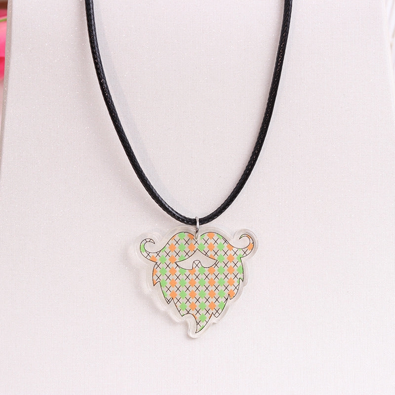 Wholesale St. Patrick's Day Beer Shamrock Rainbow Hat Pipe Necklace