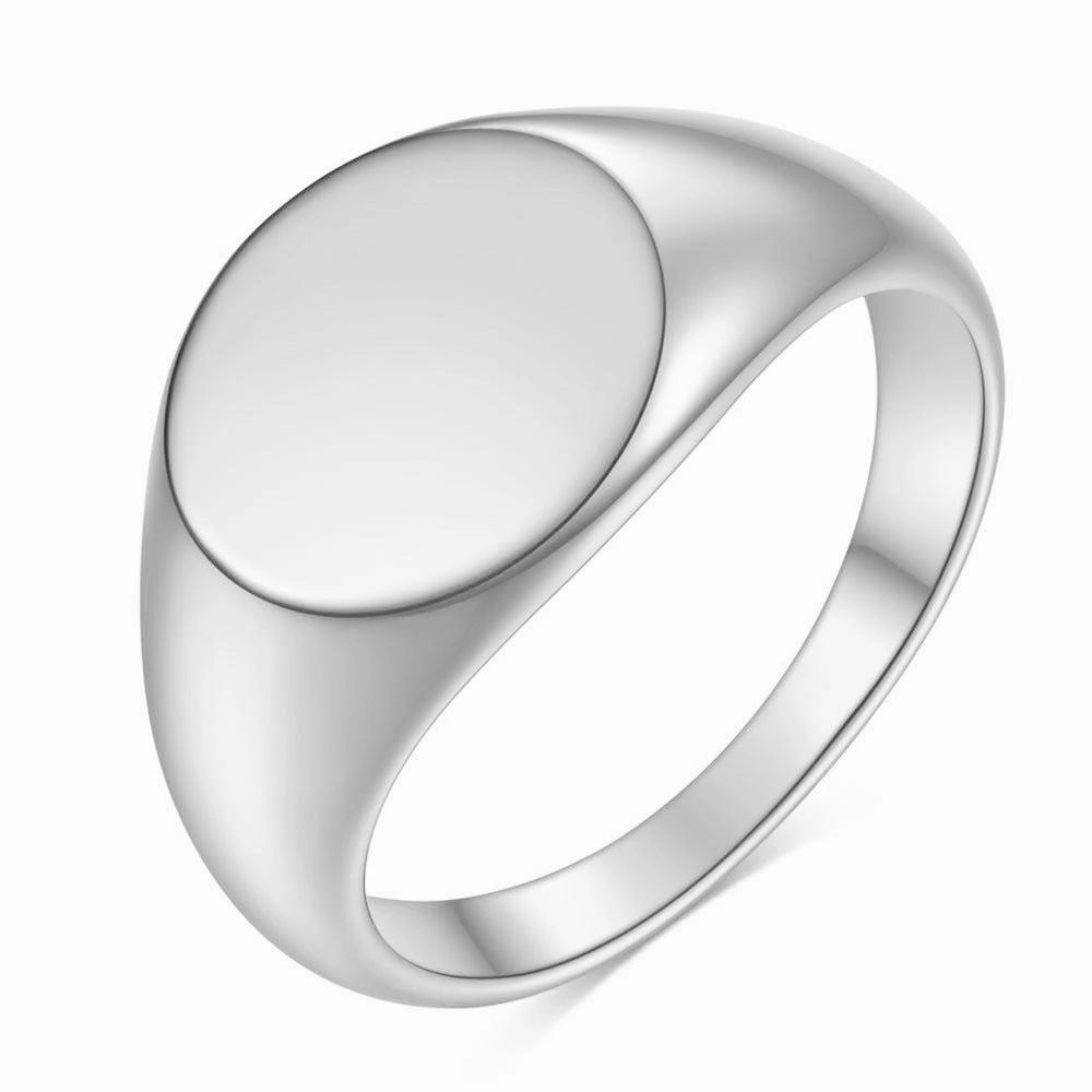 Wholesale Stainless Steel 18K Gold Simple Ring