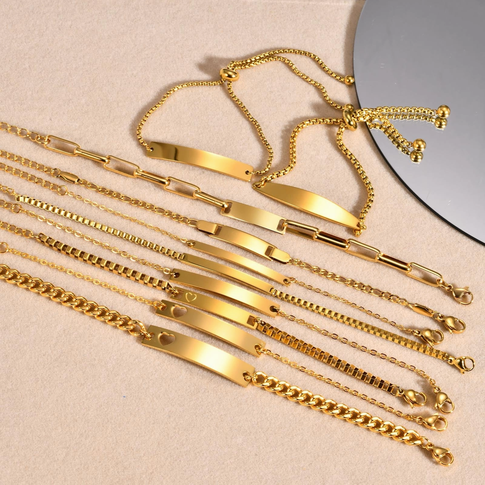 Wholesale Stainless Steel Adjustable Bracelet