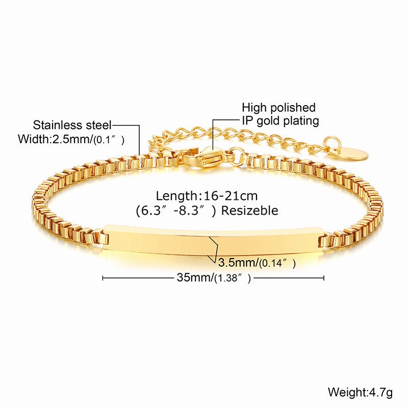 Wholesale Stainless Steel Adjustable Bracelet