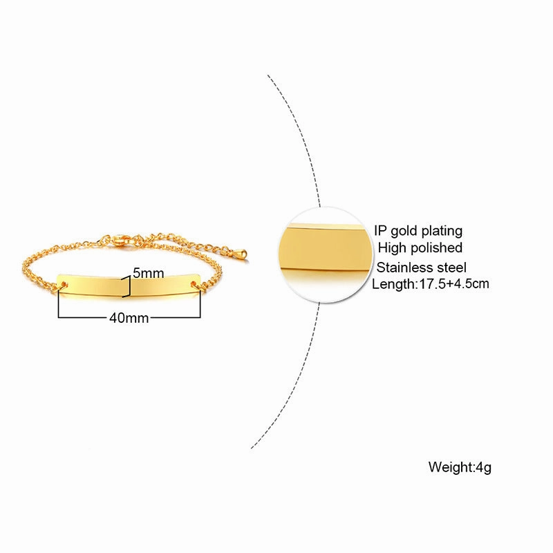 Wholesale Stainless Steel Adjustable Bracelet