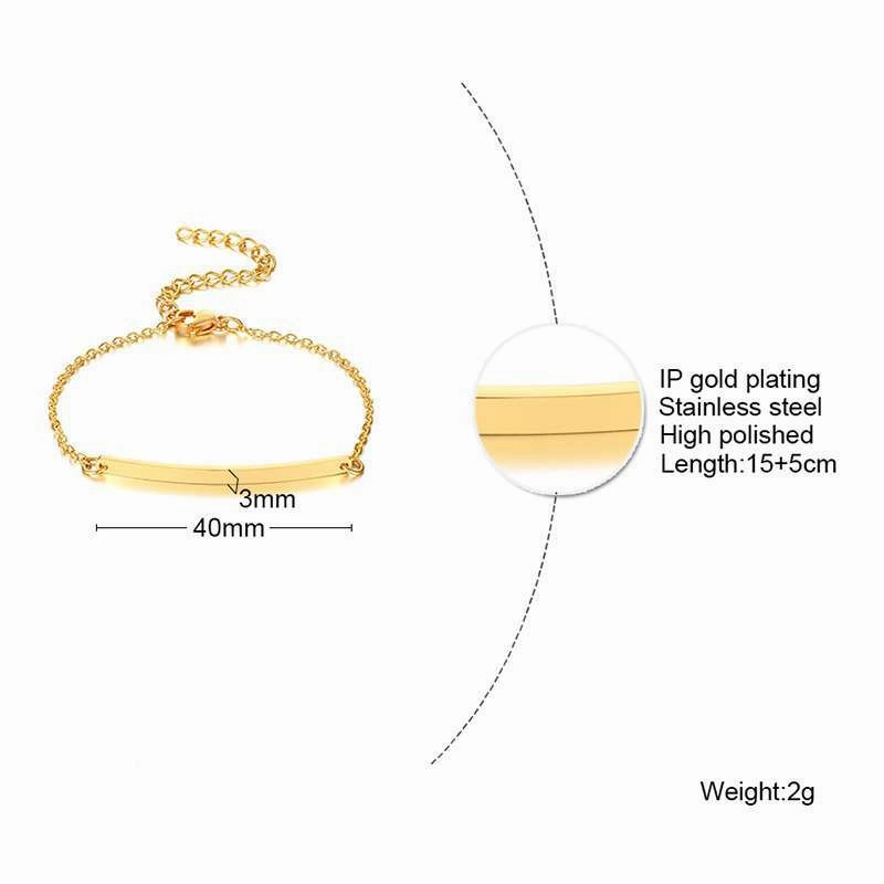 Wholesale Stainless Steel Adjustable Bracelet